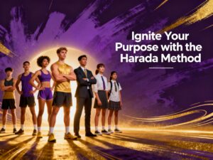 George Trachilis, Brenton Leitch, and Kyle Romaniuk sharing three life‑changing lessons about self‑reliance through The Harada Method during the Weekly Wednesday Meeting.